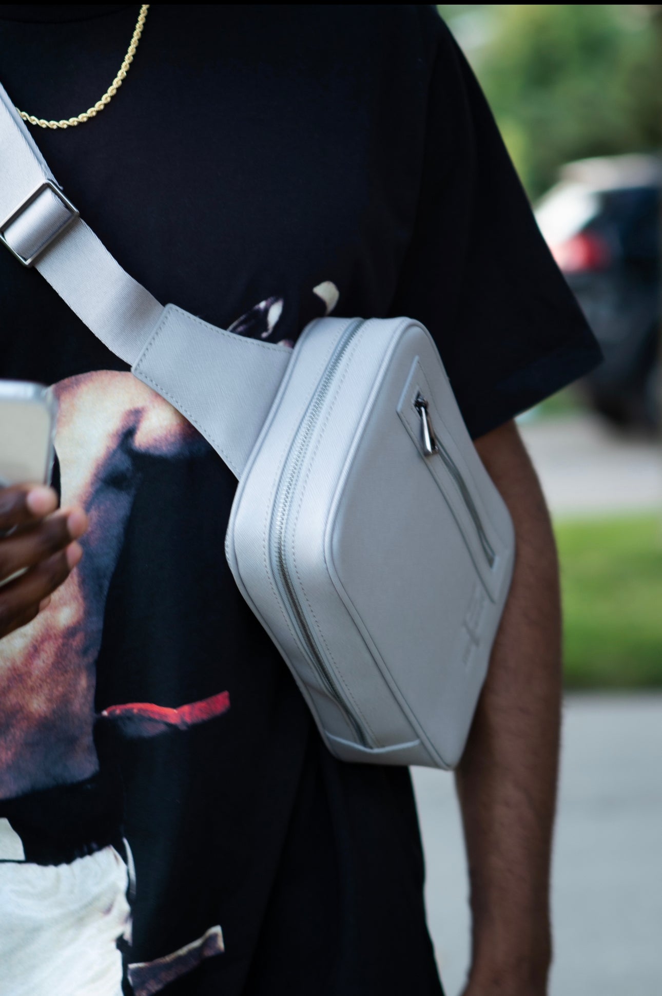 JBH Fresh Side Bag, Matte Grey